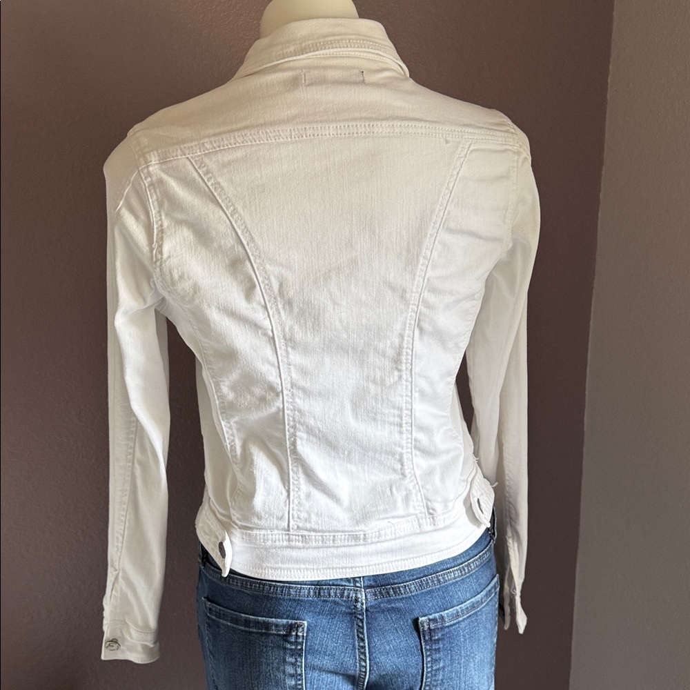 Earl Jeans White Jean Jacket - Picture 6 of 7